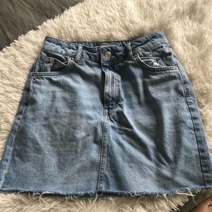 Topshop Denim Skirt Size 6